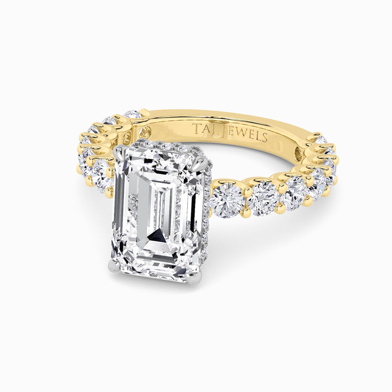 Emerald Cut Lab Diamond Engagement Ring (1.50CT+)