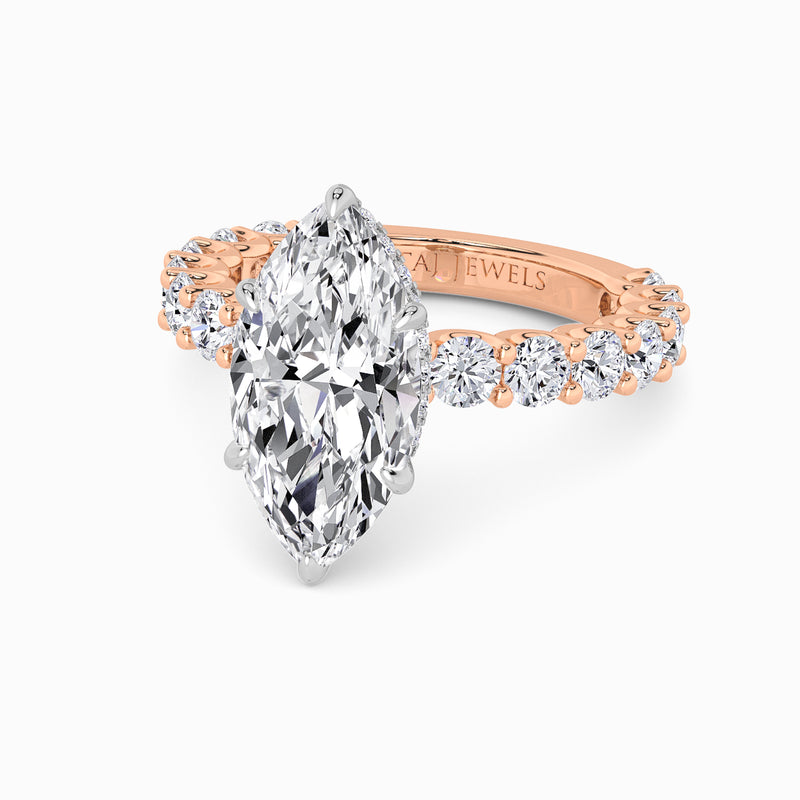 Marquise Brilliant Lab Diamond Engagement Ring (1.50CT+)