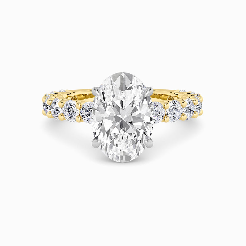 Oval Brilliant Lab Diamond Engagement Ring (1.50CT+)