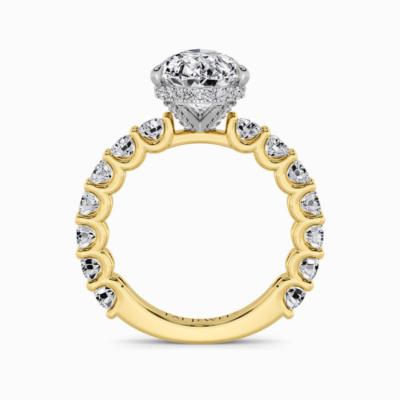 Pear Brilliant Lab Diamond Engagement Ring (1.50CT+)