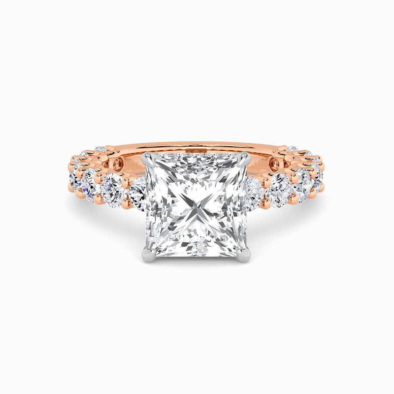 Princess Cut Lab Diamond Engagement Ring (1.50CT+)