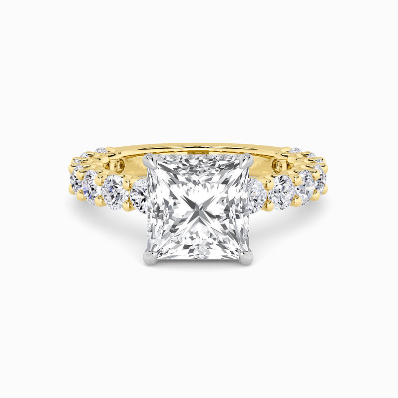 Princess Cut Lab Diamond Engagement Ring (1.50CT+)