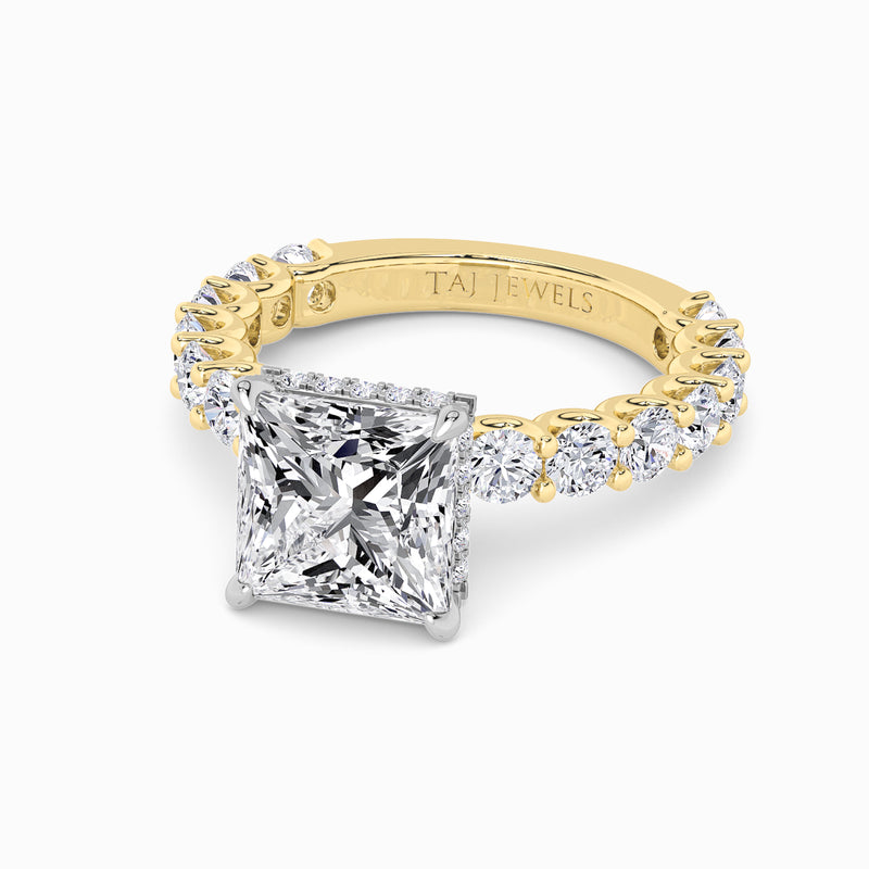 Princess Cut Lab Diamond Engagement Ring (1.50CT+)