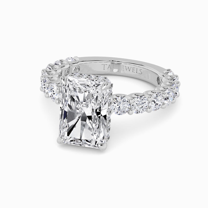 Radiant Cut Lab Diamond Engagement Ring (1.50CT+)