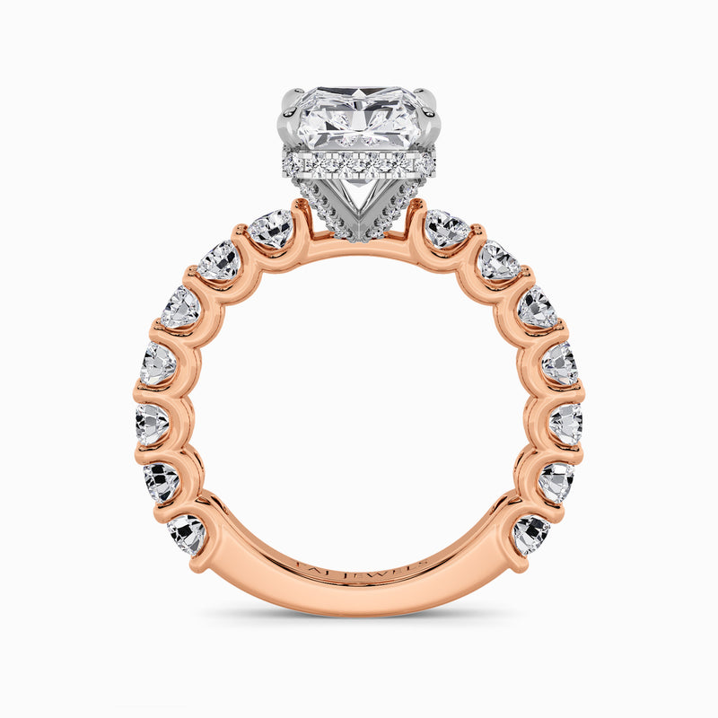 Radiant Cut Lab Diamond Engagement Ring (1.50CT+)