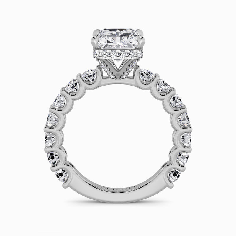 Radiant Cut Lab Diamond Engagement Ring (1.50CT+)