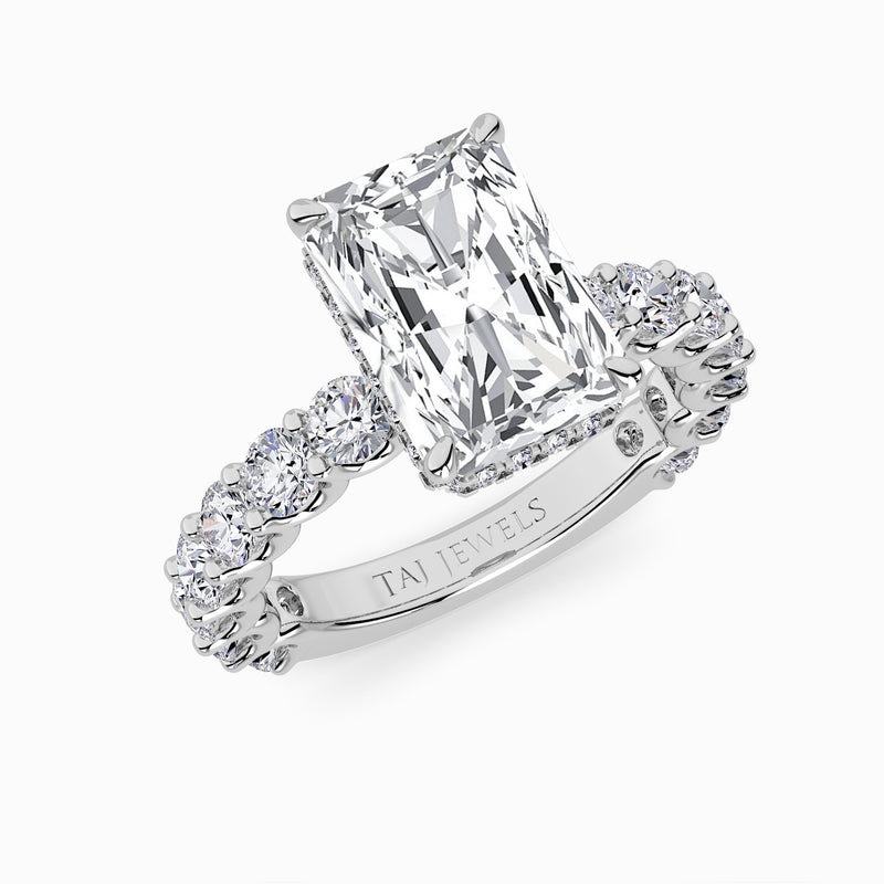 Radiant Cut Lab Diamond Engagement Ring (1.50CT+)