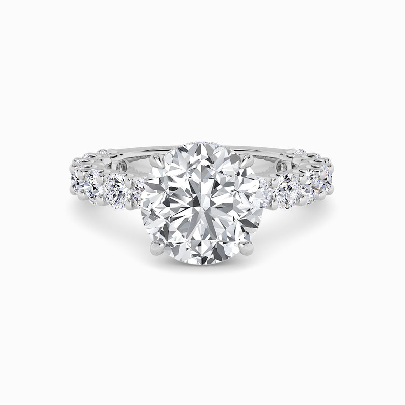 Round Brilliant Cut Lab Diamond Engagement Ring (1.50CT+)