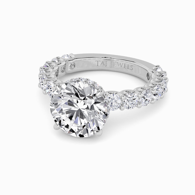 Round Brilliant Cut Lab Diamond Engagement Ring (1.50CT+)