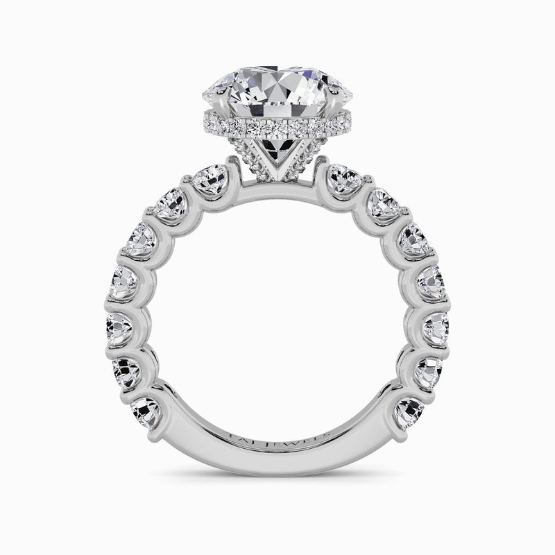 Round Brilliant Cut Lab Diamond Engagement Ring (1.50CT+)