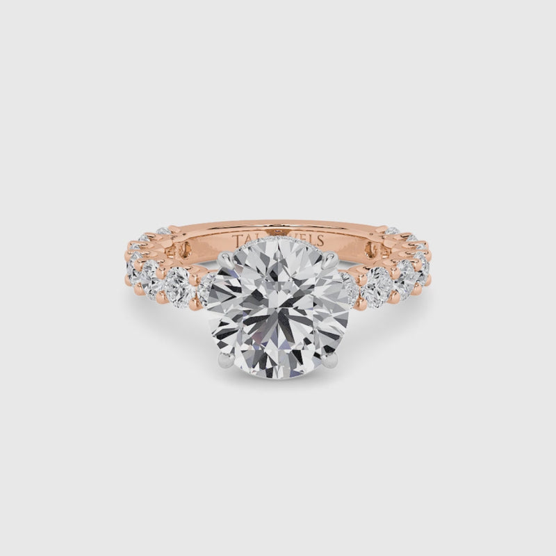 Round Brilliant Cut Lab Diamond Engagement Ring (1.50CT+)