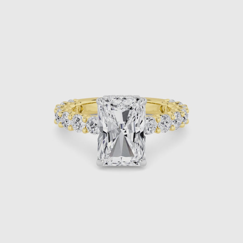 Radiant Cut Lab Diamond Engagement Ring (1.50CT+)