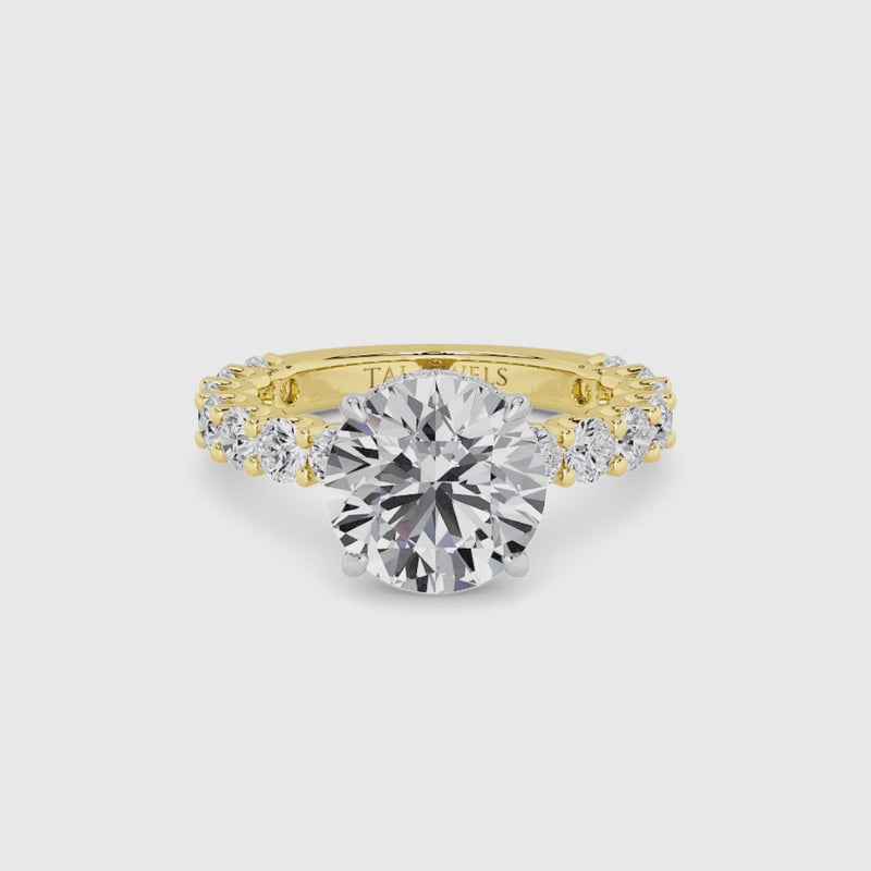 Round Brilliant Cut Lab Diamond Engagement Ring (1.50CT+)