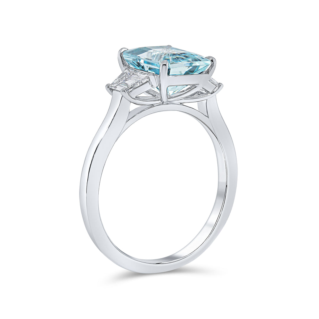 Aquamarine ring/aquamarine ring selling emerald cut/aquamarine ring silver/aquamarine rings for Mens,women